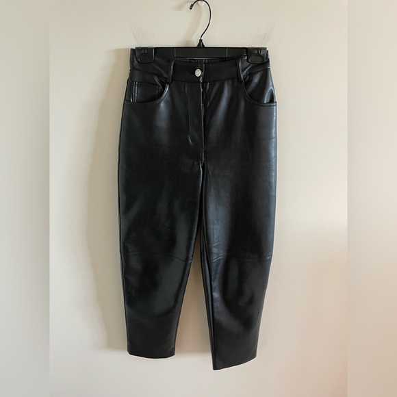 Aritzia Wilfred Oracle Pant Vegan leather balloon-leg pants Size 2 - Picture 8 of 13